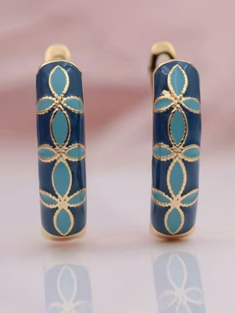 Beautiful Cloisonné Earrings